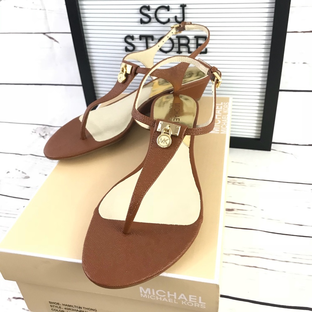MICHAEL KORS Boerum Leather MK Soft Pink Size 8.5M